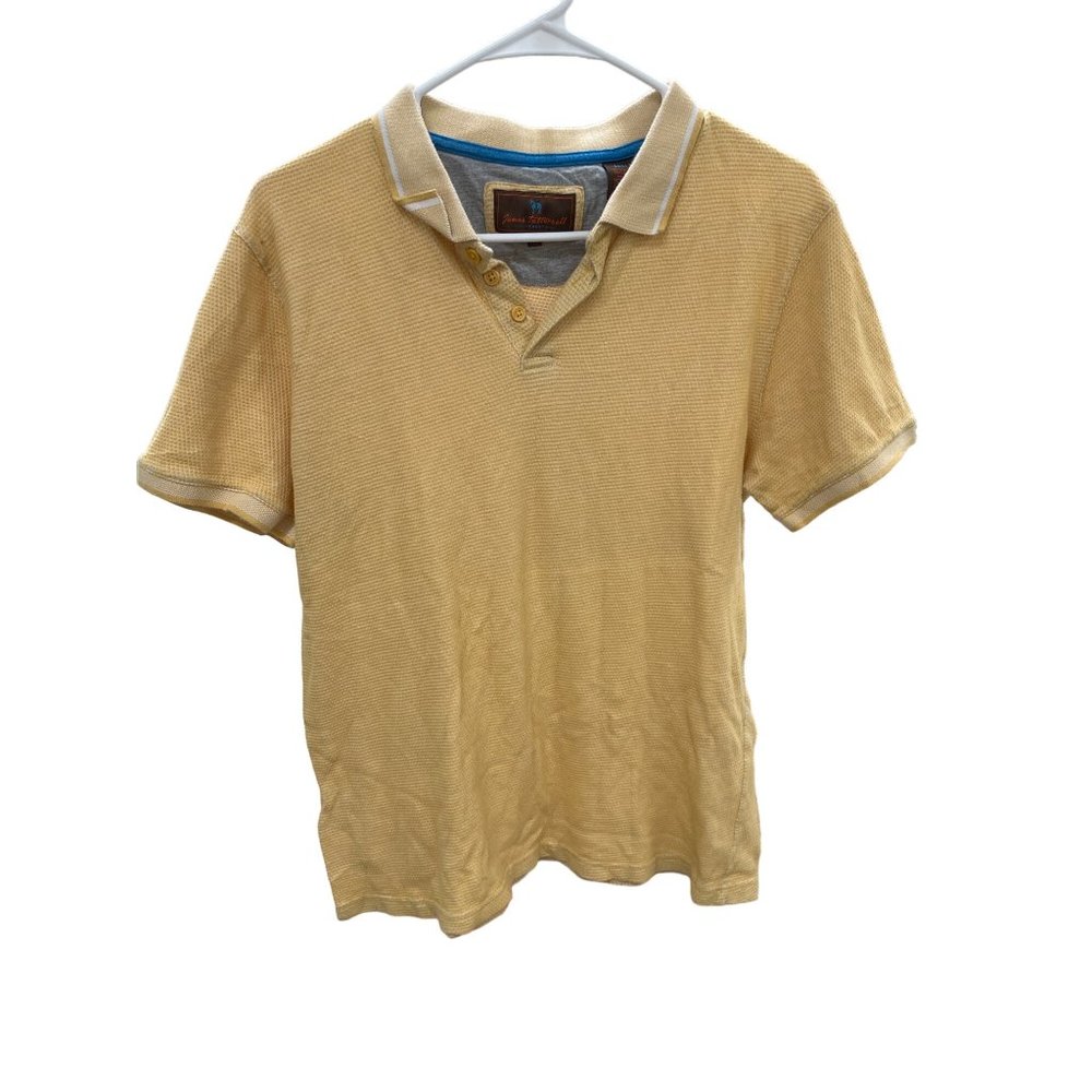 James Tattersall Men’s Medium Yellow Polo SKU 637